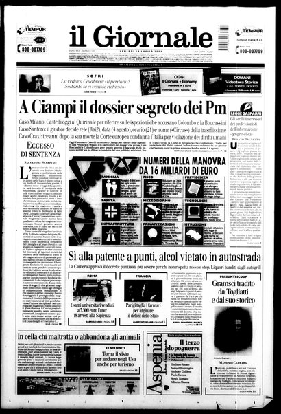 Il giornale : quotidiano del mattino